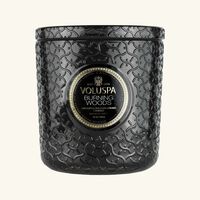 voluspa burning woods candle