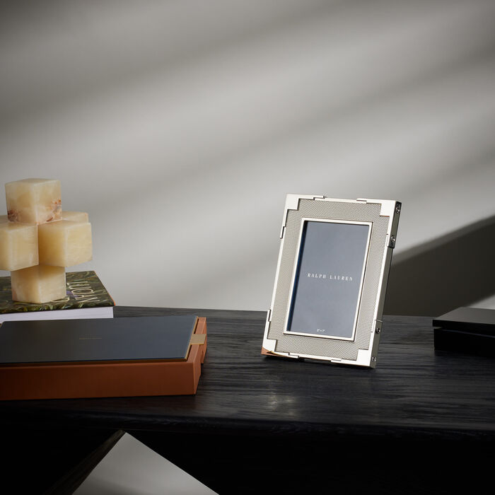 ralph lauren home grafton picture frame silver 12x17cm