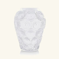 lalique anmones vase medium clear