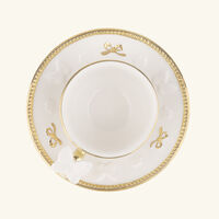 villari butterfly coffee cup saucer white