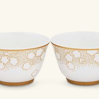 bernardaud reves serving bowl gold