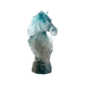 حصان الشطرنج كافالكاد باللون الأزرق المائل للرمادي- إصدار محدود من 250 نسخة فقط, medium