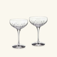 waterford lismore cocktail glasses clear set of 2