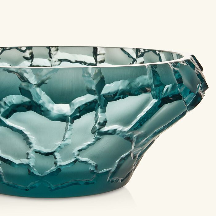 lalique terramineral caldera centerpiece blue