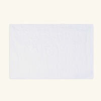 dolce gabbana casa terry cotton bath mat white