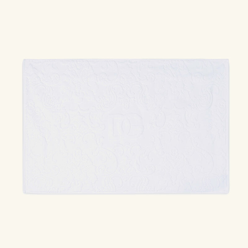 Terry Cotton Bath Mat White dolce gabbana casa terry cotton bath mat white