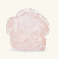 daum camellia flower figurine mini pink