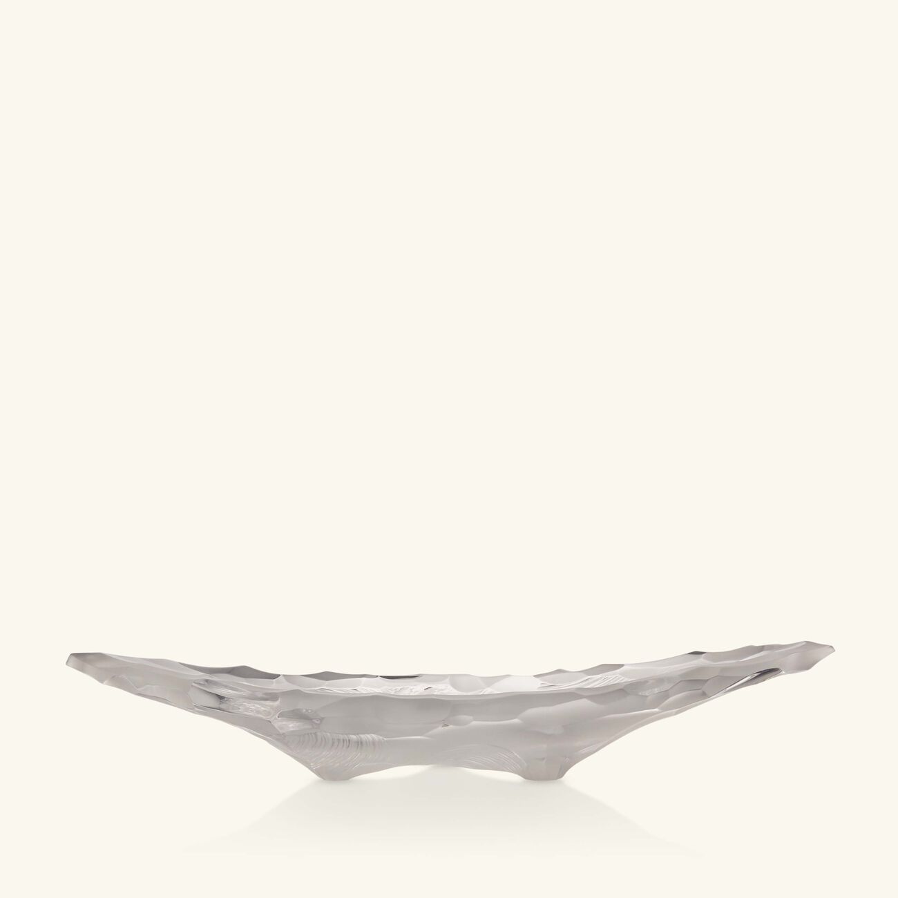 Terramineral Silex Centerpiece Large Clear lalique terramineral silex centerpiece large clear