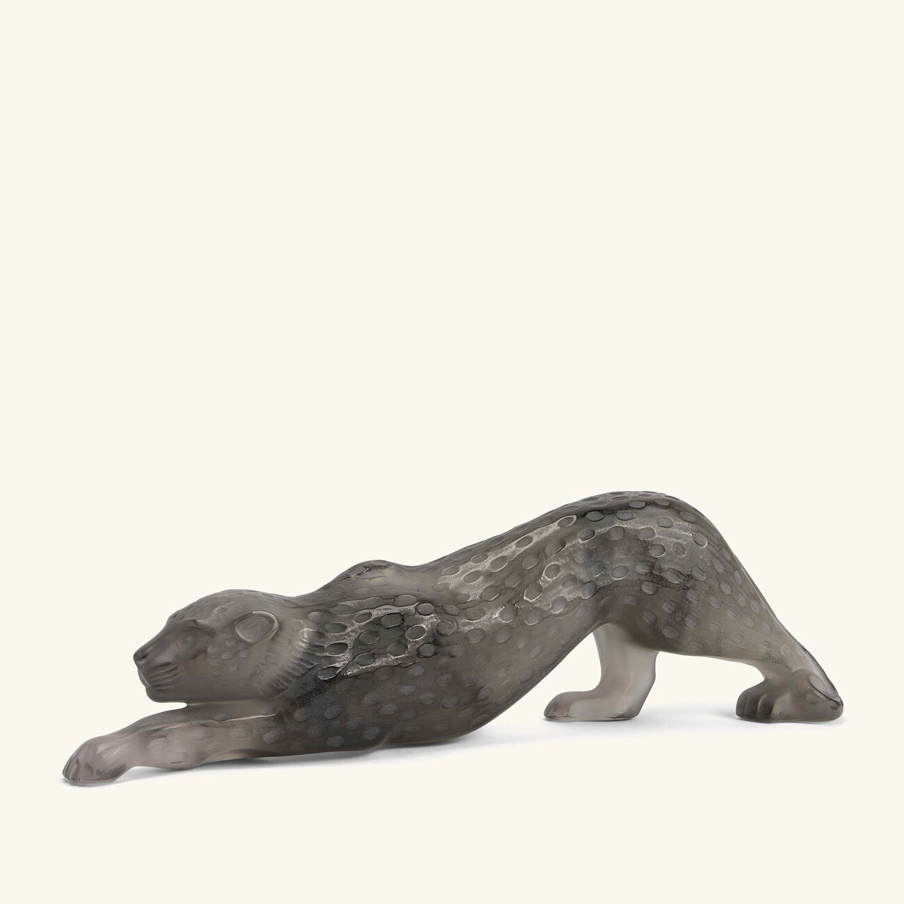 lalique zeila panther sculpture medium gold