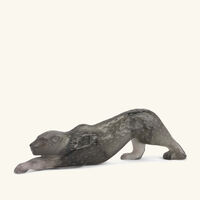 lalique zeila panther sculpture medium gold