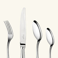 christofle la trousse 4 piece medium sized stainless steel individual set