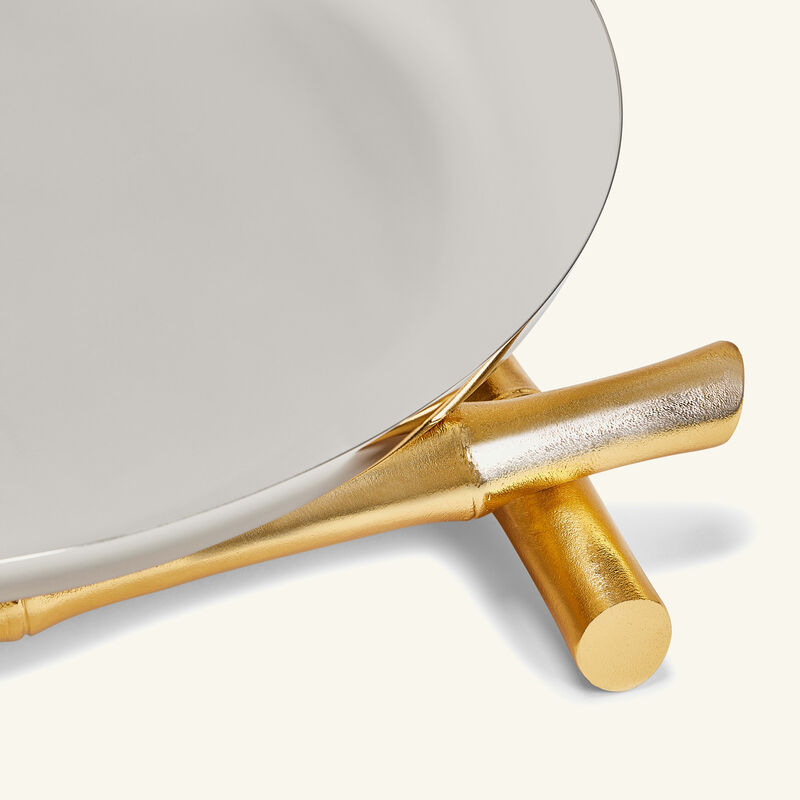 Bamboo Serving Platter Oval Stainless Steel l objet bamboo serving platter oval stainless steel