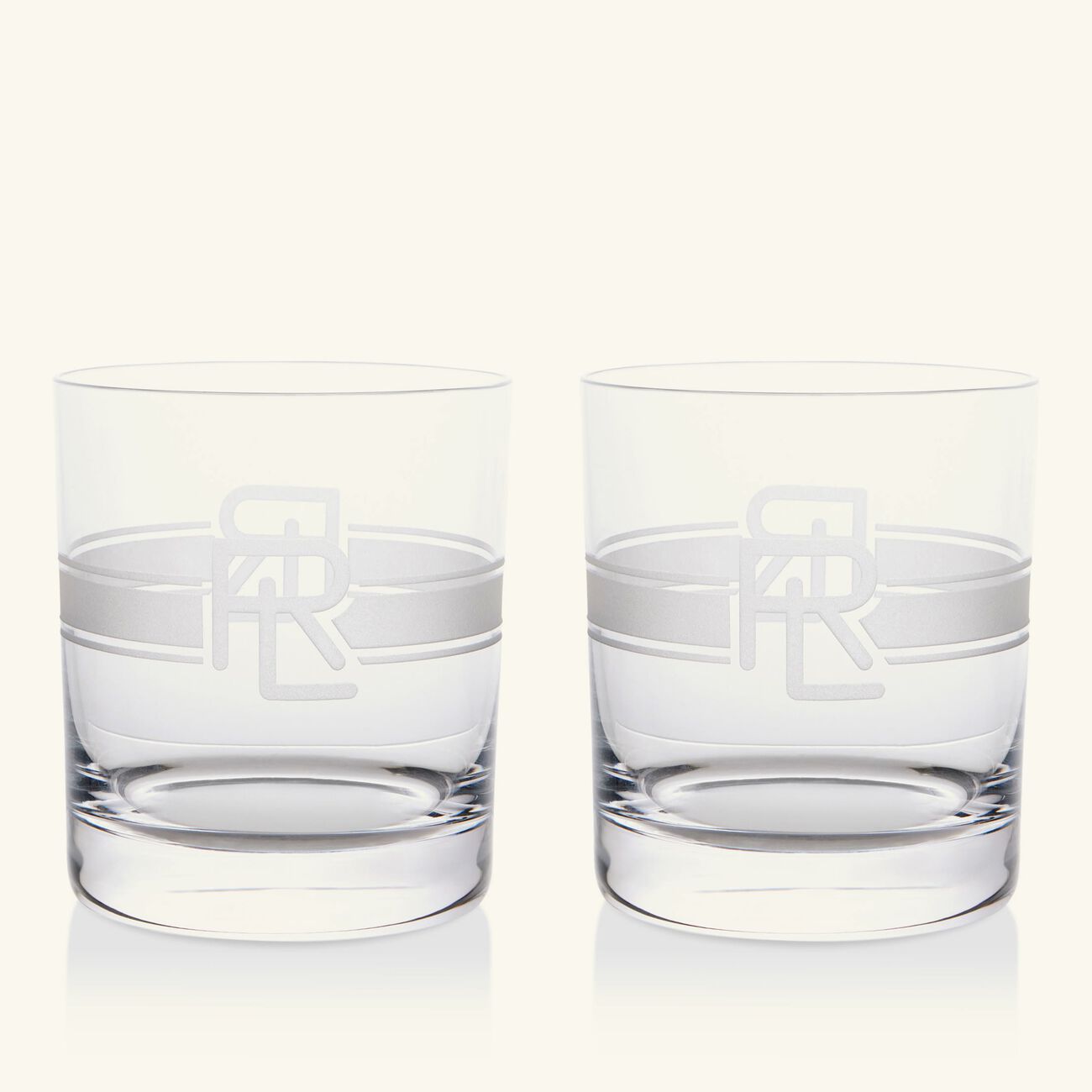 ralph lauren home ashton double old fashioned drinking glass clear set of 2