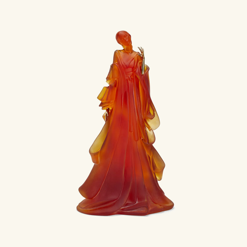 Kabuki Sculpture Large Orange Limited Edition daum kabuki sculpture large orange limited edition