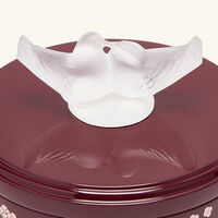 lalique fleurs de cerisier box burgundy