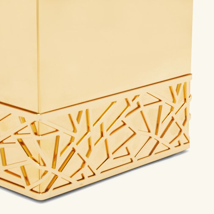 villari hiroito tissue box gold