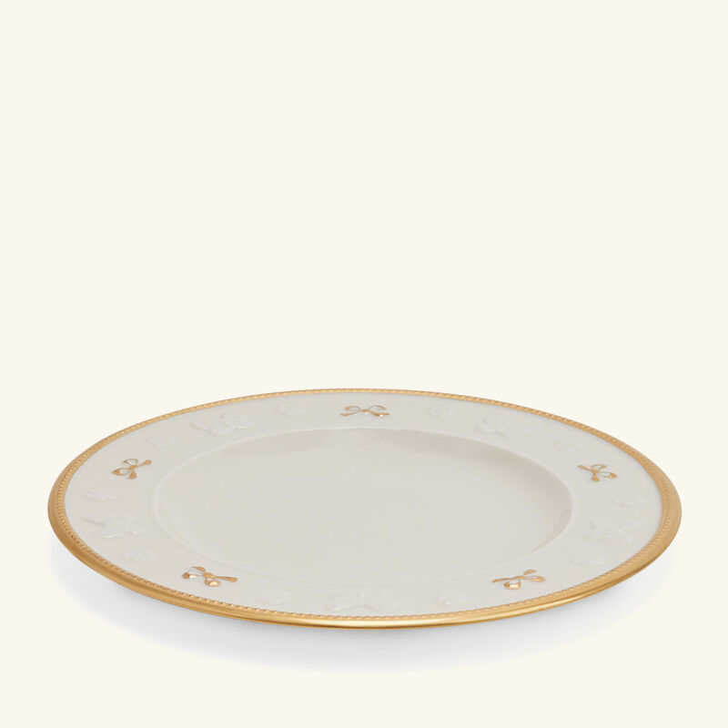 villari butterfly dessert plate round white 21cm