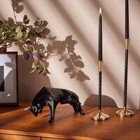 daum sevilla taures sculpture medium black limited edition