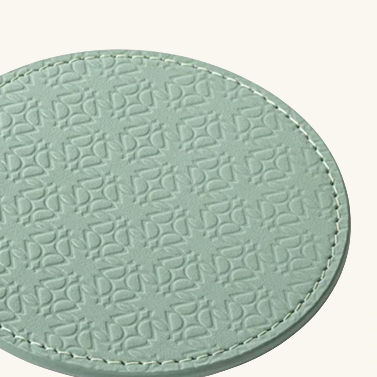 giobagnara elie saab monogram coaster agata green set of 2