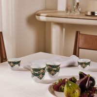 haviland r ves du nil arabic coffee cup green set of 6
