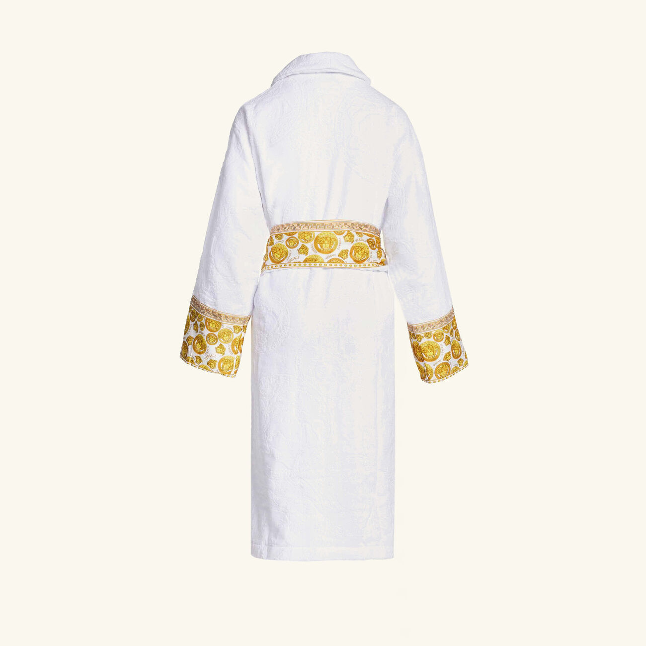 Medusa Amplified Bath Robe Medium White versace medusa amplified bath robe medium white