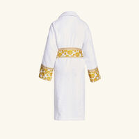Medusa Amplified Bath Robe Medium White versace medusa amplified bath robe medium white