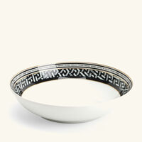 versace la greca signature soup plate white 21cm