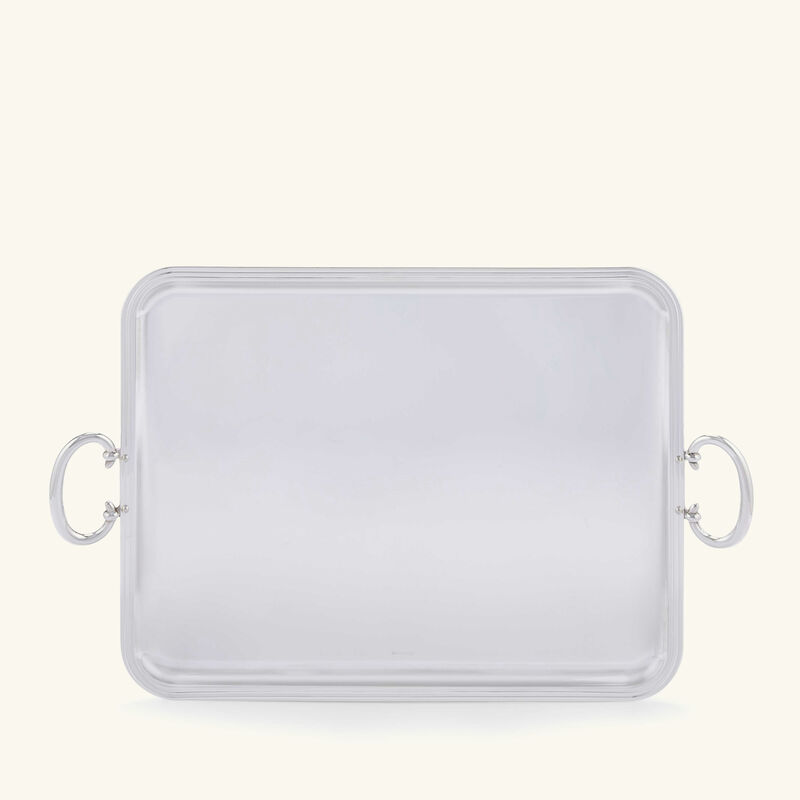 christofle albi tray rectangular large silver plated
