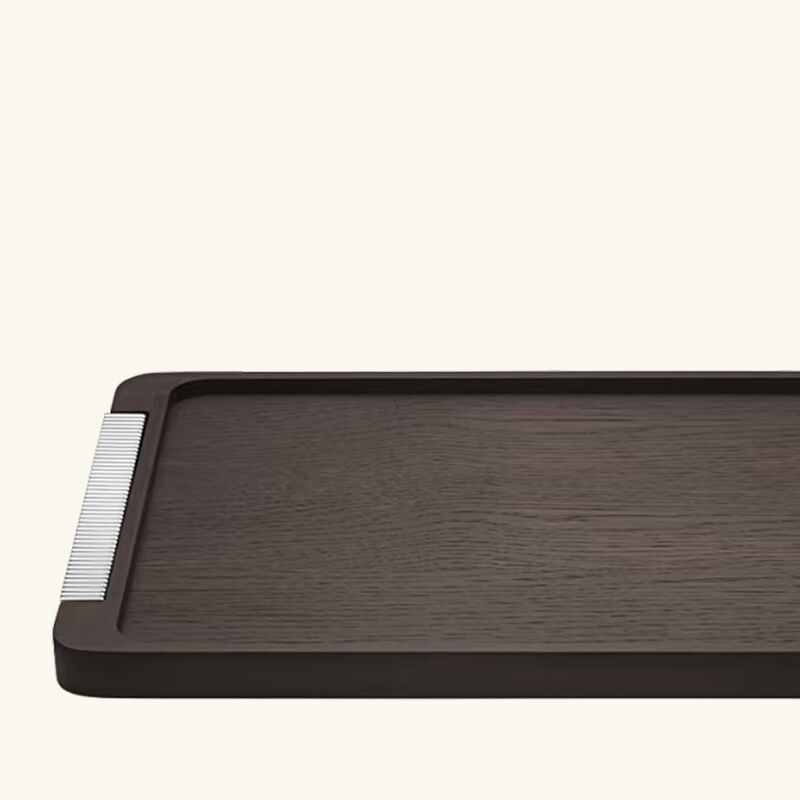 georg jensen bernadotte serving tray rectangular medium brown