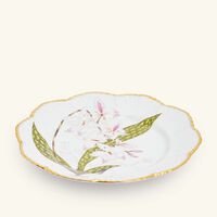 pinto paris histoires d orchidees dinner plate round green 26cm