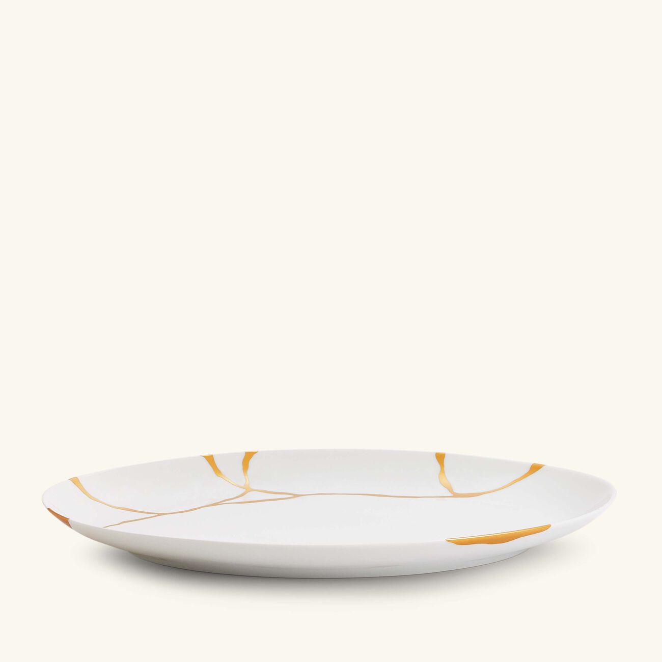 Kintsugi Serving Platter Oval White 38cm bernardaud kintsugi serving platter oval white 38cm