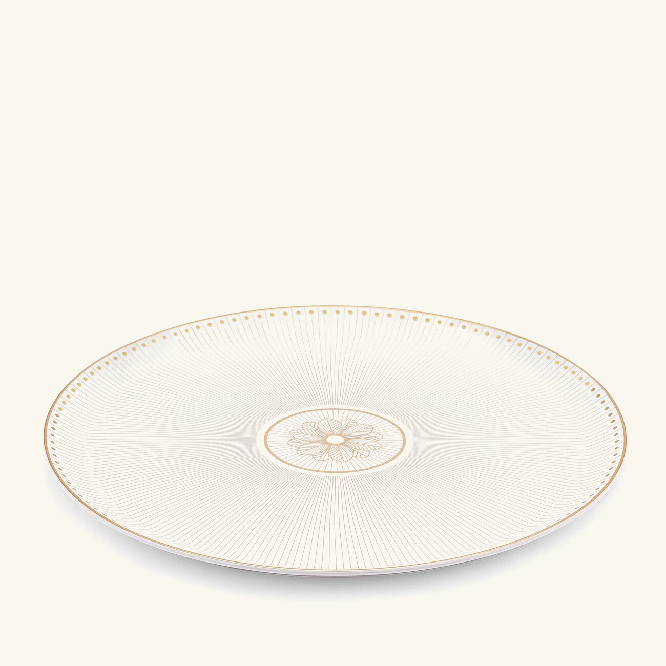 christofle malmaison imp riale pie dish round gold 32cm