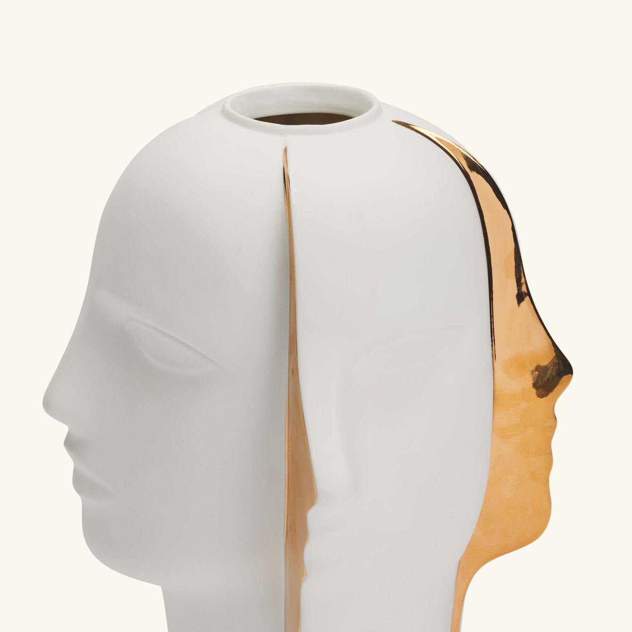 Atlas Split Vase Medium White jonathan adler atlas split vase medium white