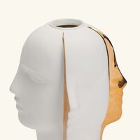 Atlas Split Vase Medium White jonathan adler atlas split vase medium white