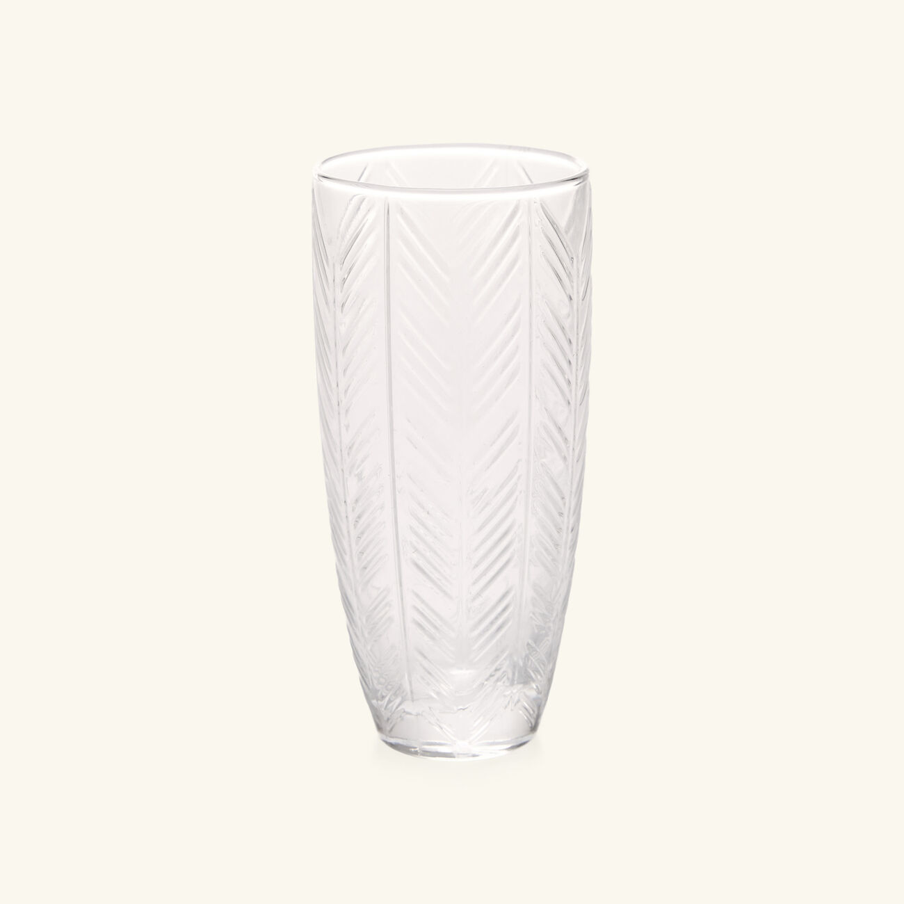 missoni home zig zag champagne glass clear