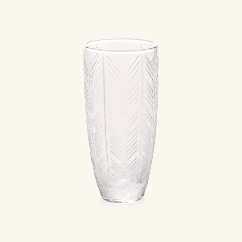 missoni home zig zag champagne glass clear