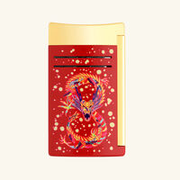 Maxijet Year Of The Dragon Lighter Red st dupont maxijet year of the dragon lighter red