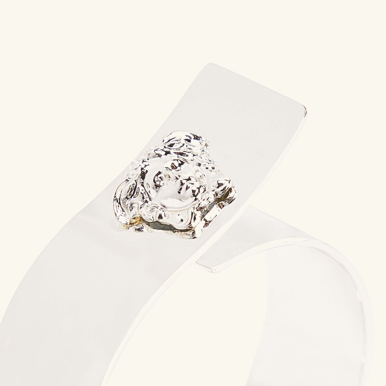 versace medusa napkin ring silver plated set of 4