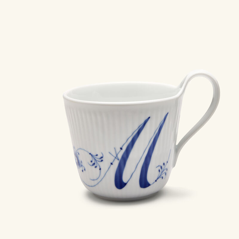 royal copenhagen alphabet collection m mug