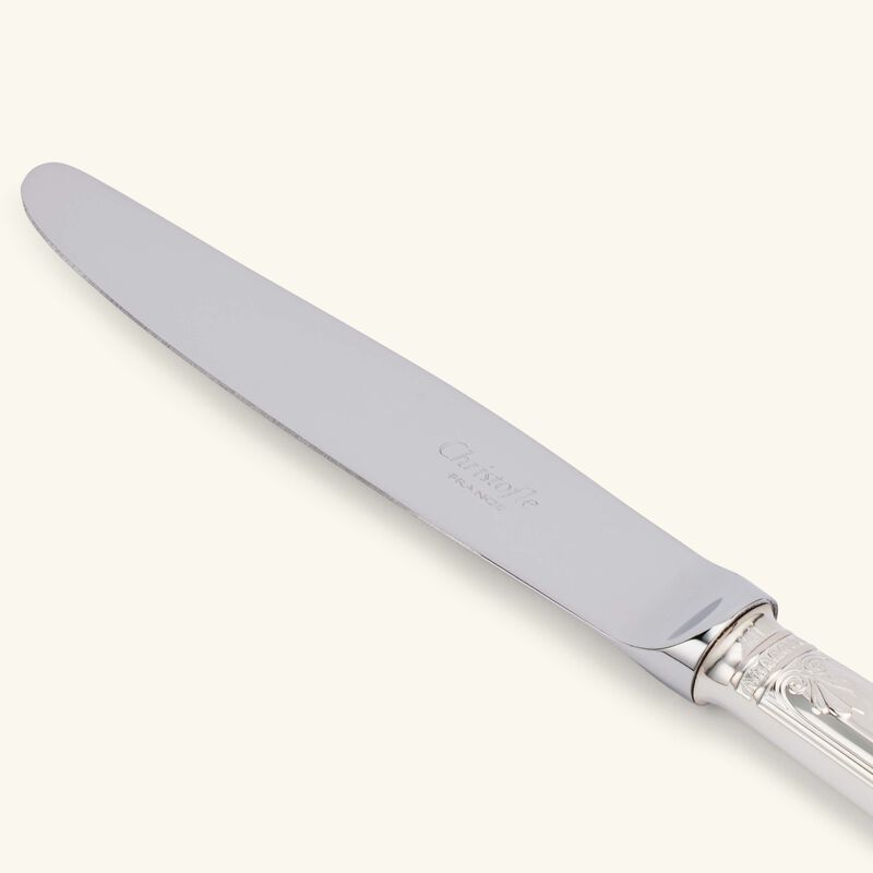 christofle malmaison dessert knife silver plated