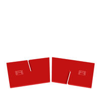 حامل كتب (أحمر) آسولين حامل كتب أحمر