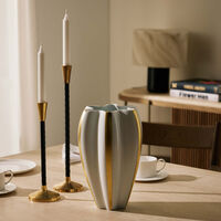 bernardaud domani vase medium gold