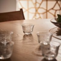 dimlaj thuluth arabic coffee cup clear set of 6