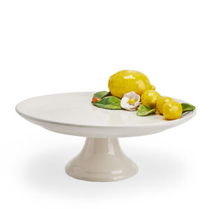 قاعدة كيك خزفية مزيّنة بزخارف على شكل ثمار ليمون, medium