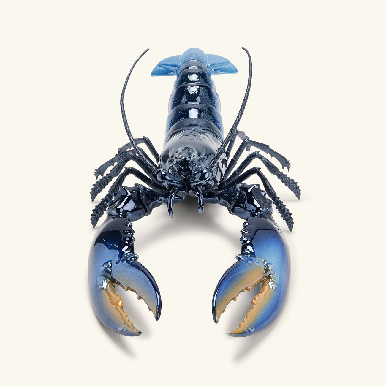 lladro lobster sculpture large blue