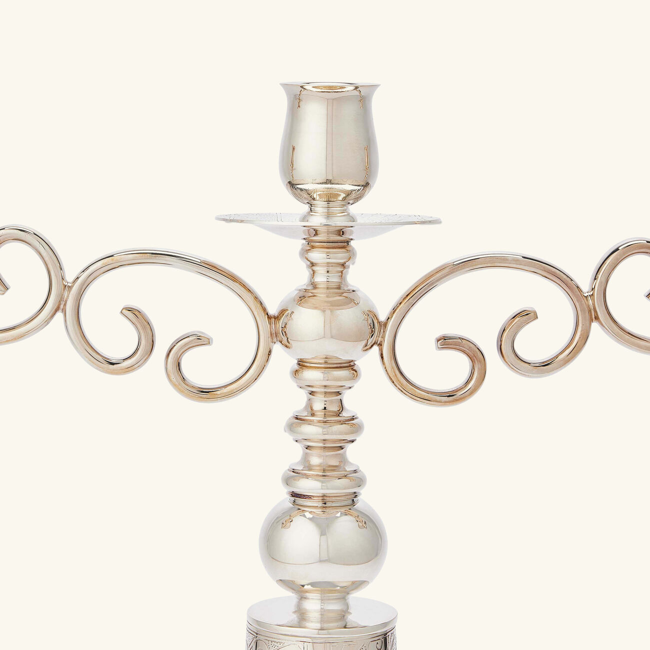 christofle jardin d eden candelabra silver plated