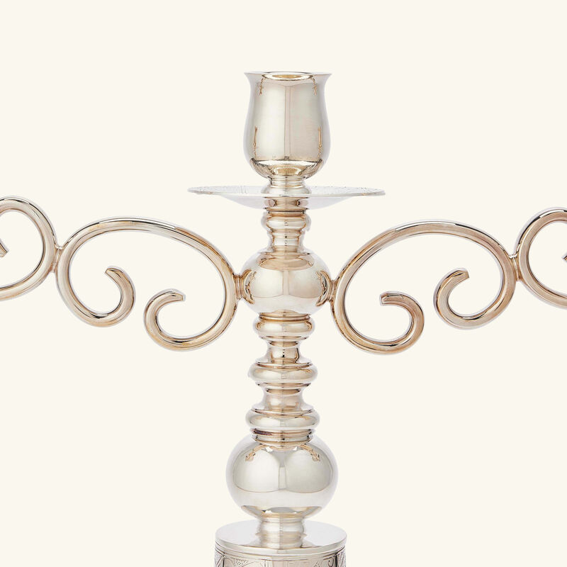 christofle jardin d eden candelabra silver plated
