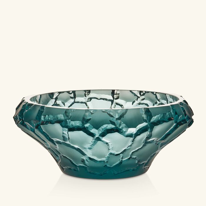 lalique terramineral caldera centerpiece blue