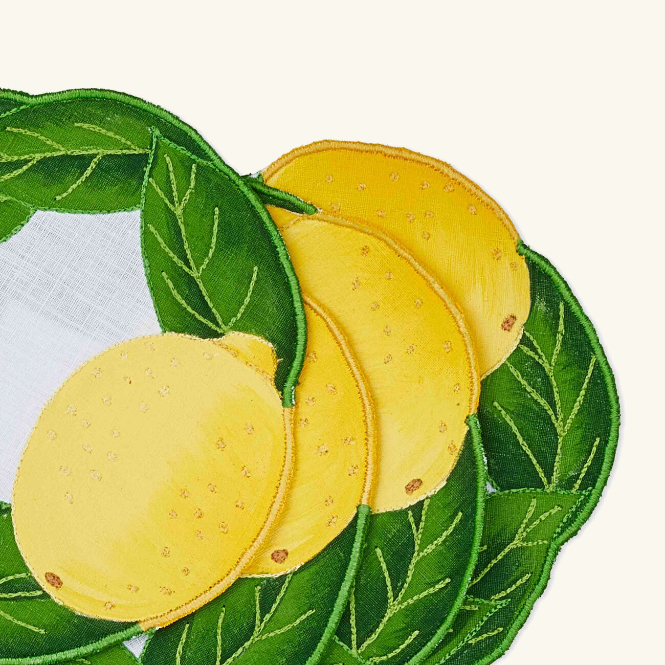 طقم سيترون المؤلف من 4 قواعد للأكواب باللون الأخضر أتيلييه حرية التازي طقم سيترون المؤلف من 4 قواعد للأكواب باللون الأخضر