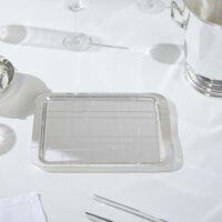 christofle graphik serving tray rectangular medium silver